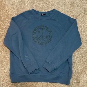 REI Earth-Friendly Blue Sweatshirt